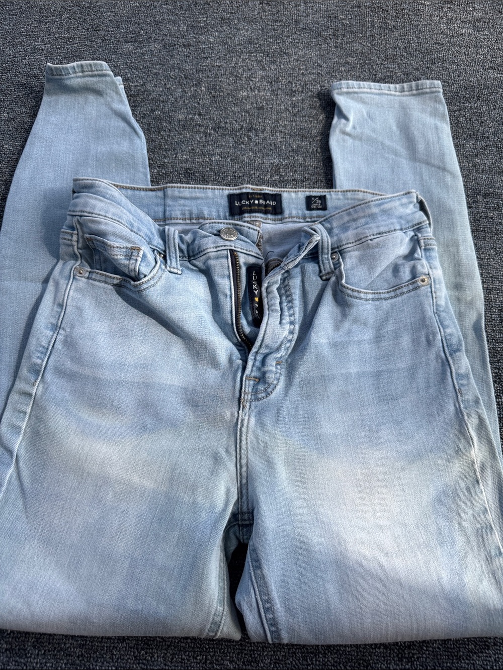 Lucky Brand Men's Light Wash Skinny Jeans